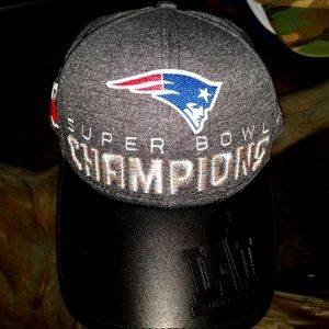 New England Patriots super bowl hat adjustable new with tags embroidered goat 5X